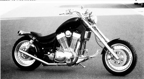 Suzuki intruder 1400 on sale straight pipes